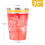 237 ml gullfargede plastfestkopper, 100-pakning 4