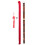 2Sets Professionele Bamboefluit Chinese Stijl Lichtgewicht Multi 9