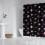 Cortina de chuveiro floral Pioneer Flower 72x72 polegadas com 12 2