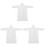 3Pièces Poncho Réutilisable Eva Mat Extérieur 2