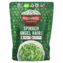 Miracle Noodle, Spináčový vlas Angel Hair, 7 oz (200 g)