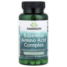 Swanson, Complex de Acizi Amino, 60 Capsule Vegan