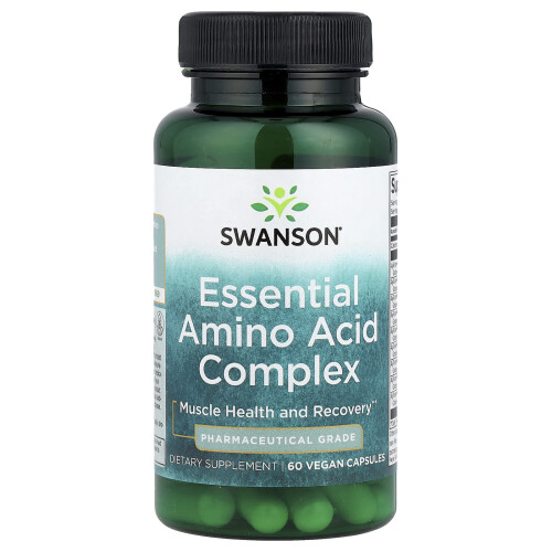 Swanson, Complex de Acizi Amino, 60 Capsule Vegan