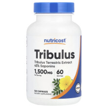 Nutricost, Tribulus, 1,500 mg, 120 Capsule (750 mg per Capsula)