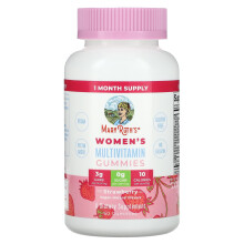 MaryRuth's, Multivitamin dla Kobiet w Formie Guma, Truskawka, 60 Guma