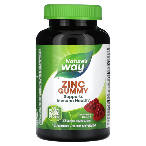Nature's Way, Ζιγκιούμες, Μικτές Φρούτα, 11 mg, 120 Ζιγκιούμες