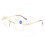 Damen-Lesebrille ohne Rand mit Blaulichtfilter +1,5 3