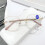 Damen-Lesebrille ohne Rand mit Blaulichtfilter +1,5 4