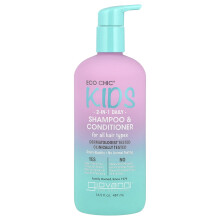 Giovanni, Eco Chic Barn, 2-i-1 Daglig Shampoo & Conditioner, För Alla Hårtyper, 16.5 fl oz (487 ml)