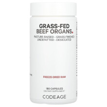 Codeage, Græs-Feedede Kødorganer, 180 Kapsler