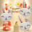 Osterdekorationsset mit Hasen-Folienballons (3er-Pack) 2