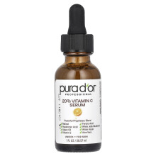 Pura D'or, Profesjonalne, 20% Serum witaminy C, 1 fl oz (29,57 ml)