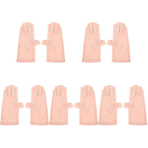 5Paires Rose Protecteurs Doigts Anti-Uv 2