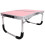 Aluminum Picnic Table 60x40x28 cm Pink 7