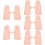 5Paires Rose Protecteurs Doigts Anti-Uv 11