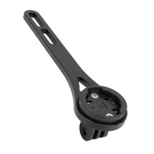 Durable Aluminum Alloy Bike Computer Mount Bracket for Extended Rides Black