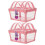 2Pièces Plastique Rose Boîte Sécurisée 1