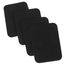 12Pièces Protège-Tibias Adhésifs Ski Snowboard Mousse Néoprène Noir