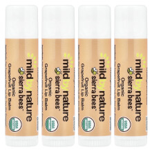 Mild By Nature Sierra Bees Organic Lip Balm Grapefruit 4 Pack 0,15 oz (4,25 g) Jeder