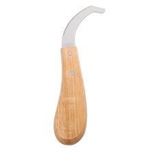 4Pièces Couteaux De Toilette Khaki Acier Manche Bois