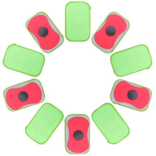 30Pièces Effaceurs Ergonomiques Rouge En Mousse Pour École