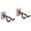 2Pièces Support À Suspendre Wall Mount Pour Ukulélé Et Violon Noir 4