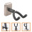 2Pièces Support À Suspendre Wall Mount Pour Ukulélé Et Violon Noir 8
