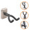 2Pièces Support À Suspendre Wall Mount Pour Ukulélé Et Violon Noir 10