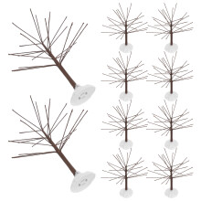 10Pièces Accessoires Faux Arbres Bare Branched Pour Maquette Train