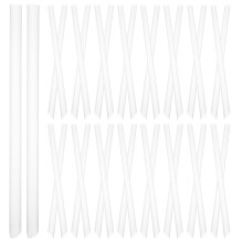 200Pièces Bâtons En PP Pour Gâteaux Supports Étages Blancs Solides