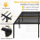 18" Queen Metal Platform Bed Frame Heavy Duty Mattress Foundation with Under Bed Storage Space 2