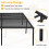 18" Queen Metal Platform Bed Frame Heavy Duty Mattress Foundation with Under Bed Storage Space 3