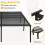 18" Queen Metal Platform Bed Frame Heavy Duty Mattress Foundation with Under Bed Storage Space 4