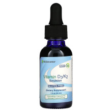 Nutra BioGenesis, Vitamin D3/K2 Emulzió, 1 fl oz (30 ml)