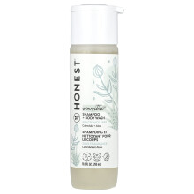 The Honest Company, Herkkä Hiustenpesu + Vartalonpesu, Hajuettomia, 10 fl oz (295 ml)
