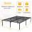 18" Queen Metal Platform Bed Frame Heavy Duty Mattress Foundation with Under Bed Storage Space 8