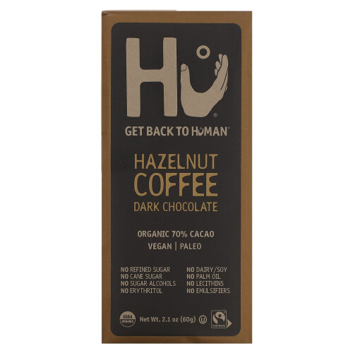 Hu, Haselnuss-Kaffee-Dunkle Schokolade, 2,1 oz (60 g)