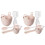 4Ensembles Kit DIY Masques Bols Silicone Et Outils Multicolores 4