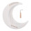 Instrument Lyre Harpe Bois 7 Cordes Forme Lune Blanche Facile 1