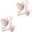 4Ensembles Kit DIY Masques Bols Silicone Et Outils Multicolores 5