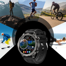Smart Watch 1.53in Full Touch Waterproof, NFC, Fitness Tracker for Android & iOS