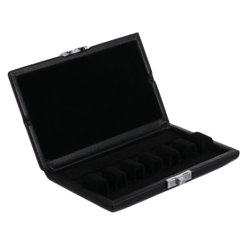 Étui -Anches Basson En Cuir PU Noir Robuste
