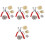 4Ensembles Kit Complet Œillets Métalliques Accessoires Pour Décor 3