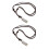 6Pcs Assorted Color Harmonica Necklace Pendant Miniature Musical Charm 1