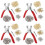 4Ensembles Kit Complet Œillets Métalliques Accessoires Pour Décor 5