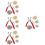 4Ensembles Kit Complet Œillets Métalliques Accessoires Pour Décor 7