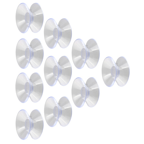 20Pièces Ventouses 30Mm Transparentes Pour Surfaces Lisses