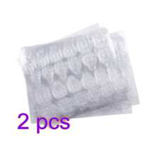 24Pièces Patchs Colle Ongles Transparents Pour Faux Ongles Mode Facile