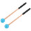 4Paires Maillets Percussion Polyvalents Bois Et Caoutchouc Bleu 1