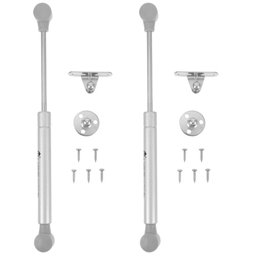 8Pcs Durable Gas Strut Closure Cover Support Pneumatic Rod Silver